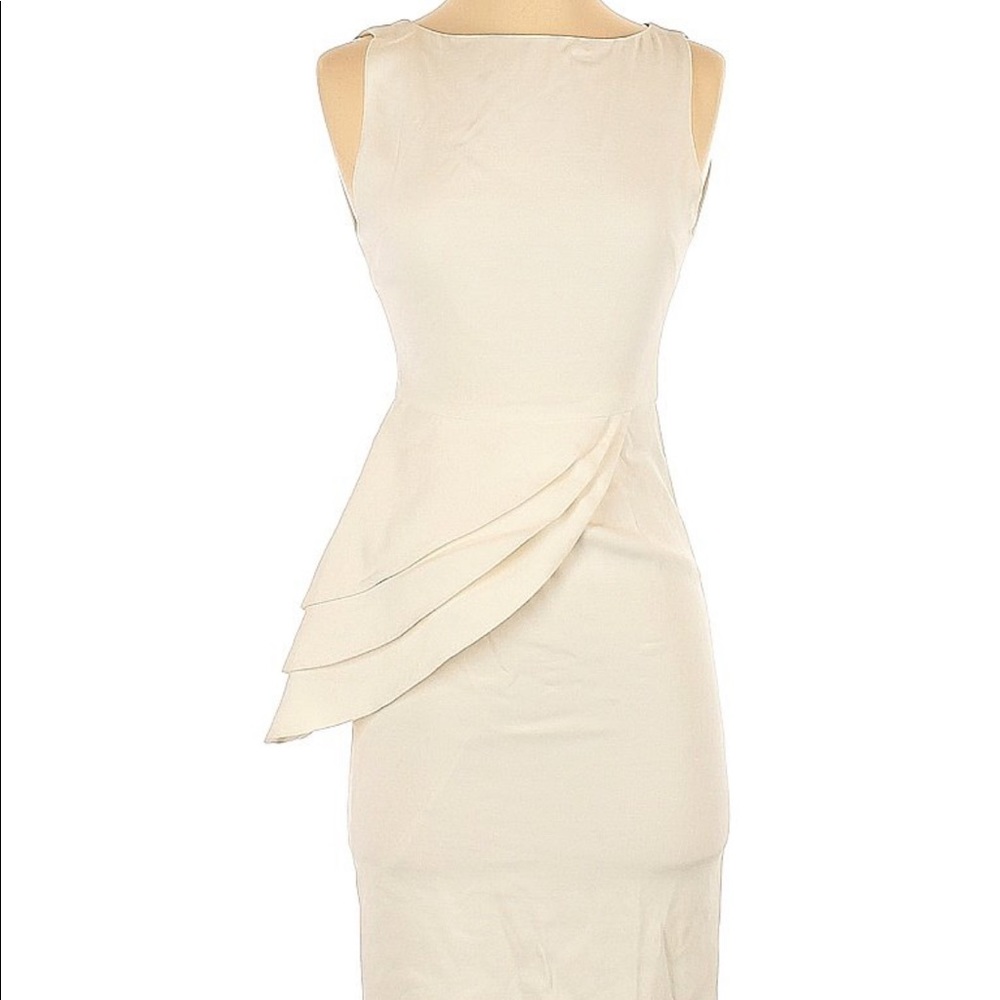 Alice + Olivia ivory dress